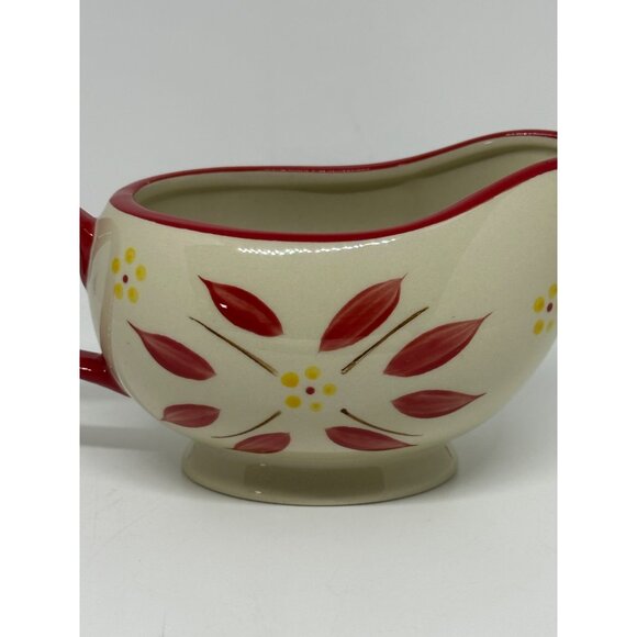 Temp-tations Old World Gravy Boat by Tara Floral 14oz 7.5" Ceramic Serving Dish - Picture 2 of 7